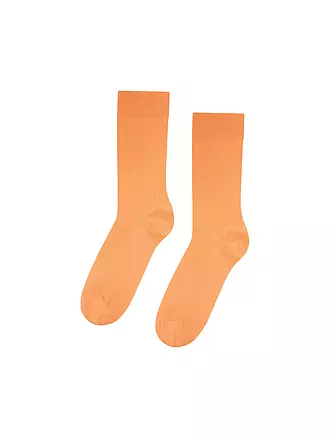 COLORFUL STANDARD | Socken CLASSIC 41-46 sandstone orange | dunkelblau
