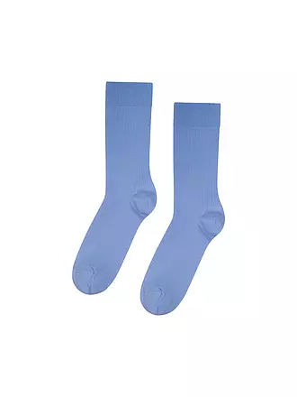 COLORFUL STANDARD | Socken CLASSIC 41-46 sunny orange | blau