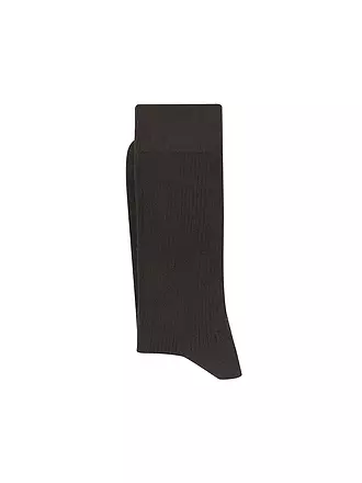COLORFUL STANDARD | Socken deep black | braun