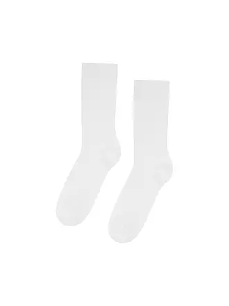 COLORFUL STANDARD | Socken warm taupe | weiss