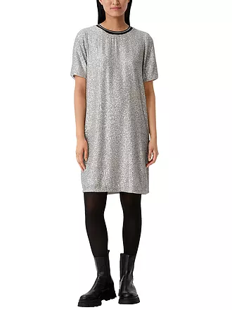 COMMA IDENTITY | Minikleid | silber