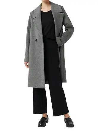 COMMA | Wollmantel | grau