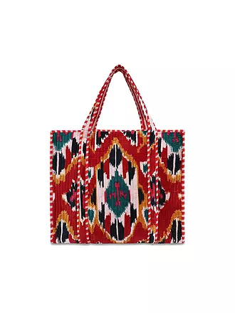 CONSCIOUS YOGA COLLECTIVE | Tasche - Shopper VELVET IKAT SHOPPER | rot