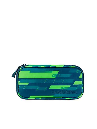 COOCAZOO | Schlampermäppchen Lime Stripe | blau