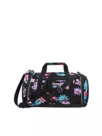 COOCAZOO | Sporttasche Floral Artnight | schwarz