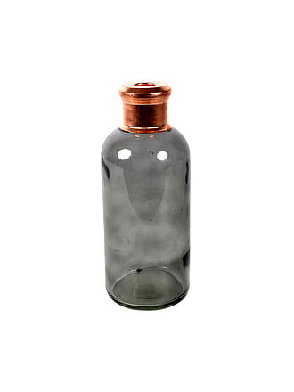 COUNTRYFIELD | Flasche - Vase Babet L 27,5cm Beige/Kupfer | grau