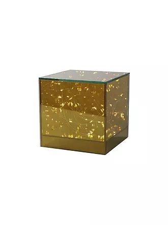 COUNTRYFIELD | Spiegelbox ELITE L LED-Timer 15x15x15cm Gold | gold
