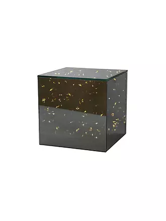 COUNTRYFIELD | Spiegelbox ELITE L LED-Timer 15x15x15cm Grau | gold