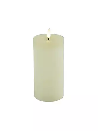 COUNTRYFIELD | Stumpenkerze Rustikal LED rd Lyon L weiss | creme