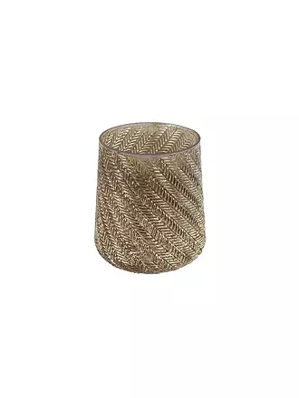 COUNTRYFIELD | Teelichthalter MELIS 11x13cm Large Broze | hellbraun