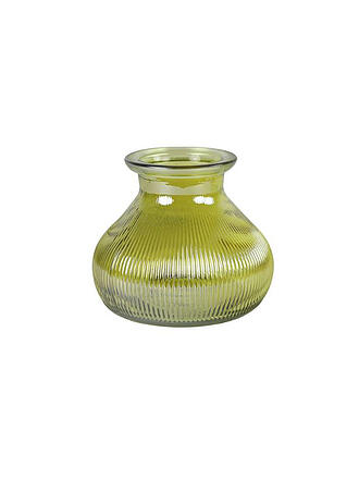 COUNTRYFIELD | Vase rund CORRY L 15x12cm Gelb | rosa