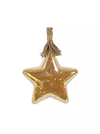 COUNTRYFIELD | Weihnachtsbeleuchtung Stern LED-Timer ANTARES Gold | gold