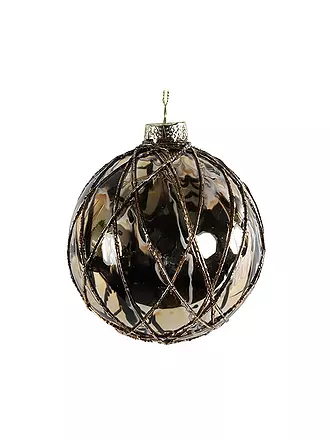 COUNTRYFIELD | Weihnachtskugel MABEL Medium 10cm Gold | gold