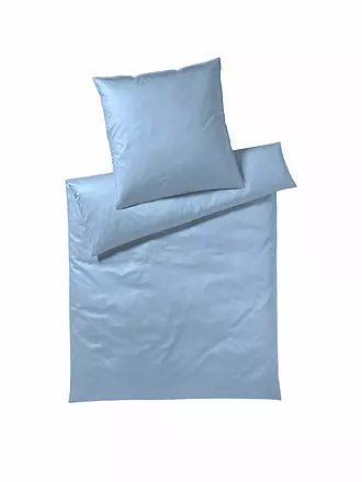 COVERED | Perkal Bettwäsche Solid 70x90cm / 140x200cm Mint | hellblau