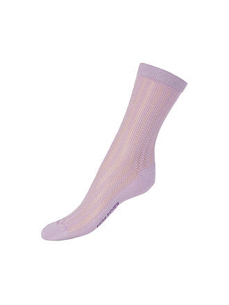 DEAR DENIER |  Socken Annabelle Dot light purple | creme