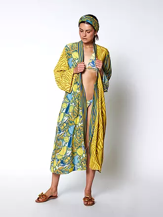 DELICATELOVE | Kleid - Kimono SASA | gelb