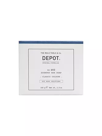 DEPOT | Seife - No.602 Scented Bar Soap Classic Cologne 100g | keine Farbe