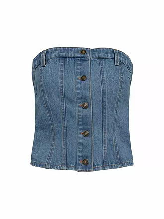 DESIGNERS REMIX | Top MILES BOOB | blau