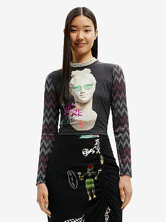 DESIGUAL | Langarmshirt | schwarz