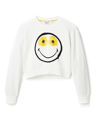 DESIGUAL | Sweater SMILEY | weiss