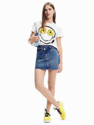 DESIGUAL | T-Shirt SMILEY | weiss