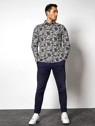DESOTO | Jerseyhemd Slim Fit | blau
