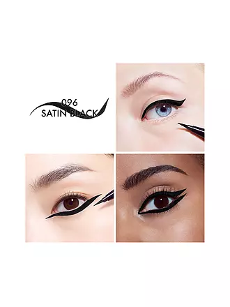 DIOR | Diorshow Liquid Liner Ultrapräziser Felt-Tip Eyeliner (181 Satin Indigo) | schwarz