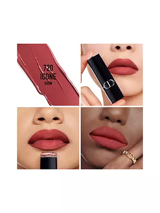 DIOR | Lippenstift - Rouge Dior Satin Lipstick (100 Nude Look) | braun