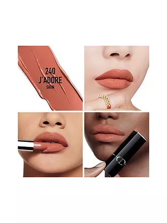 DIOR | Lippenstift - Rouge Dior Satin Lipstick (525 Chérie) | hellbraun
