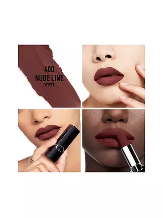DIOR | Lippenstift - Rouge Dior Satin Lipstick (743 Rouge Zinnia) | braun