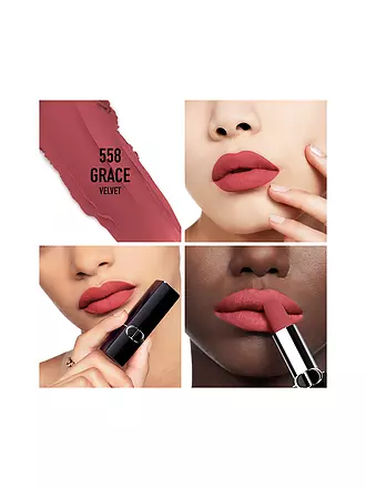 DIOR | Lippenstift - Rouge Dior Satin Lipstick (766 Rose Harpers) | orange
