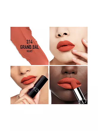 DIOR | Lippenstift - Rouge Dior Satin Lipstick (999 Satin Finish) | orange
