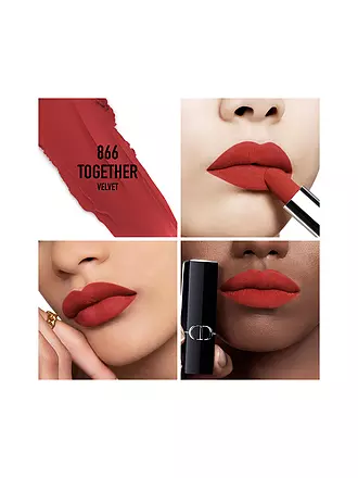 DIOR | Lippenstift - Rouge Dior Velvet Lipstick (221 Frou-Frou) | dunkelrot