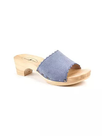 DIRNDL & BUA | Trachtenschuhe - Pantolette | blau