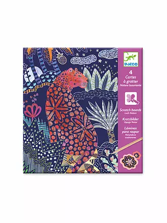 DJECO | Kratzbilder - Üppige Natur | keine Farbe