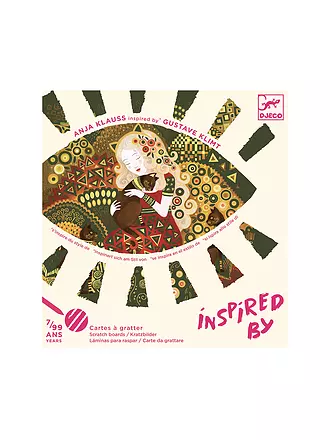 DJECO | Kratzbilderset Gustav Klimt | keine Farbe