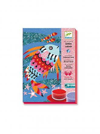 DJECO | Sand und Glitter - Farbenfrohe Fische | transparent