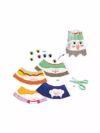 DJECO | Schnipp schnapp - Kleine Männchen | transparent