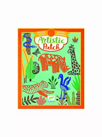 DJECO | Velvet Collages - Wilde Tiere | transparent