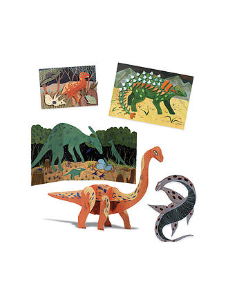 DJECO | Welt der Dinosaurier -Activity Kit | keine Farbe