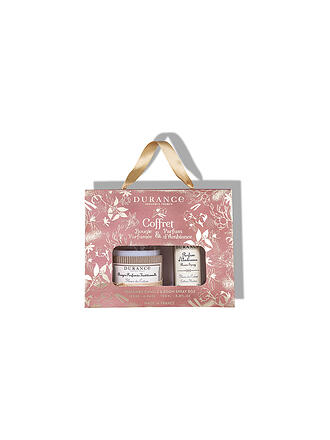 DURANCE | Duftset Kerze und Raumspray 100ml  Baumwollblüte | beige