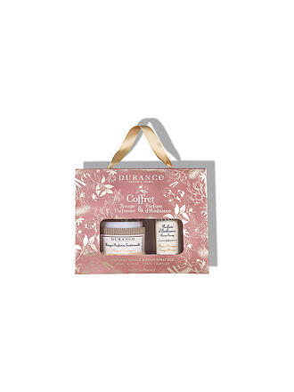 DURANCE | Duftset Kerze und Raumspray 100ml Orangenblüte | beige