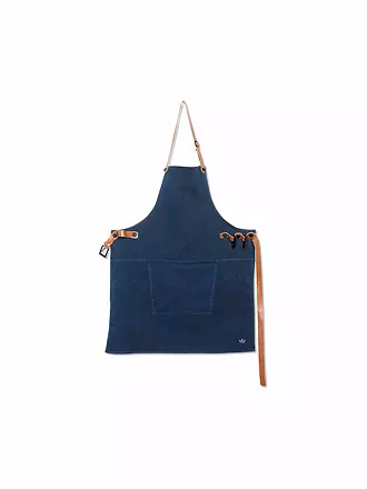 DUTCH DE LUXE | Canvasschürze BBQ Style Grey Green | dunkelblau