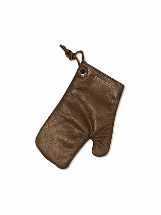 DUTCH DE LUXE | Ofenhandschuh Vintage Grey | braun