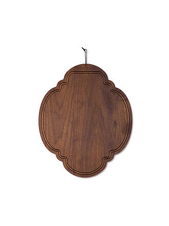DUTCH DE LUXE | Walnuss Frühstücksbrett Oval 32x26cm | braun