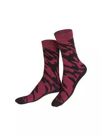 EAT MY SOCKS | Socken 36-45 RED WINE rotschwarz | dunkelrot
