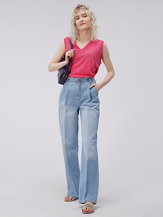 ECOALF | Leinenpullunder PALMAALF KNIT | hellgrün