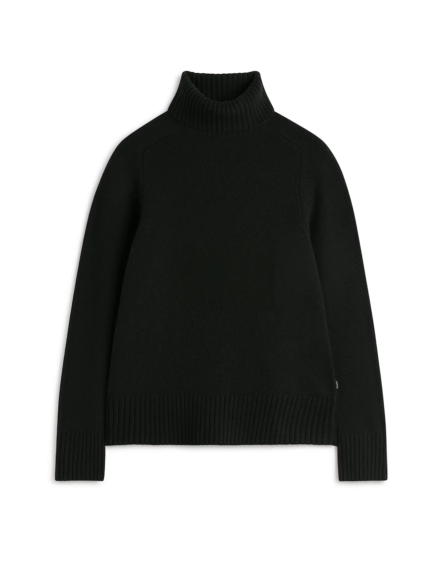 ECOALF | Rollkragenpullover | schwarz