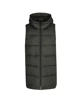 ECOALF | Steppgilet MARANGUALF | dunkelgrün