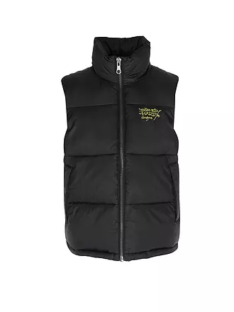 ED HARDY | Steppgilet | schwarz